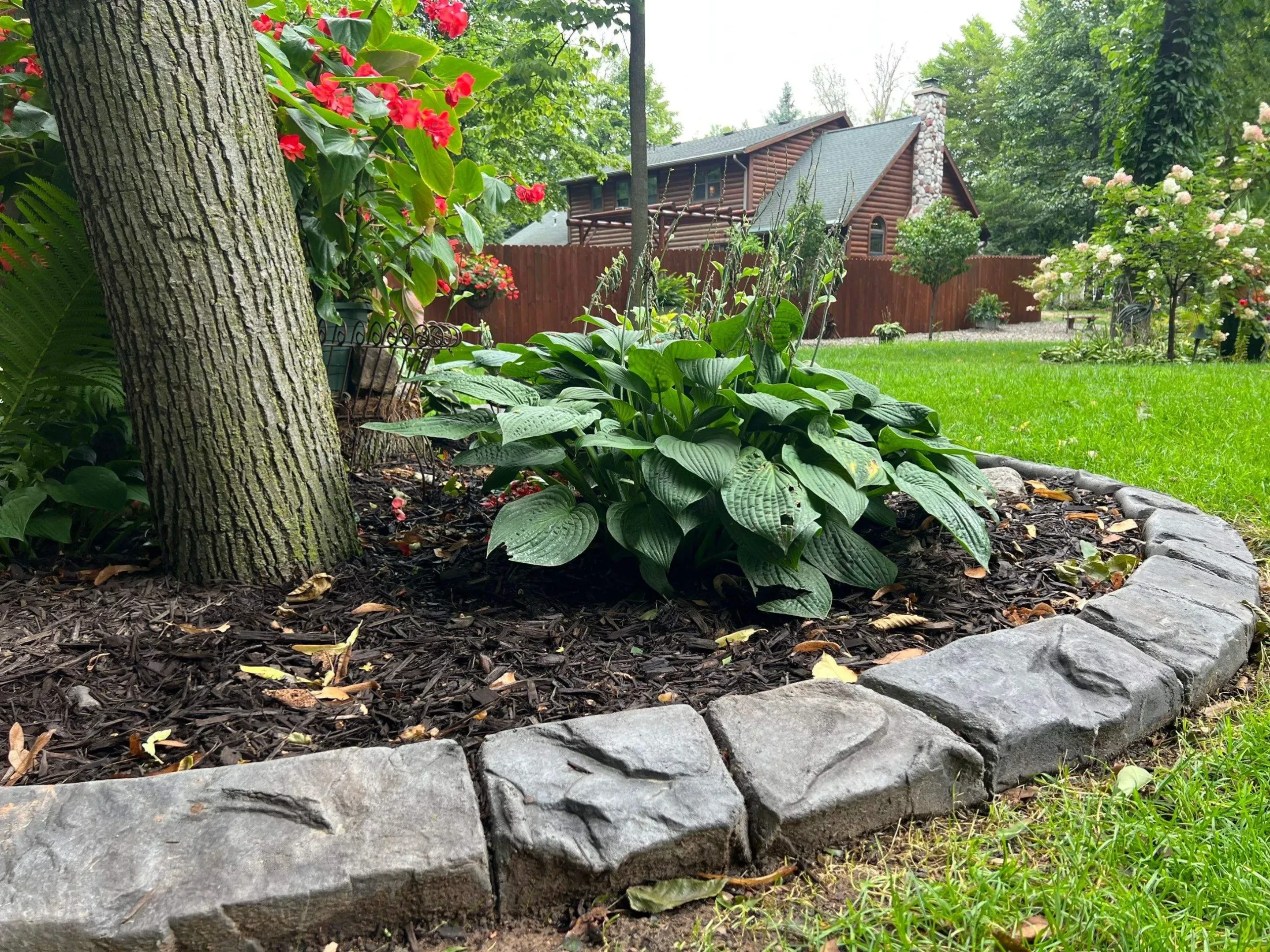 Professional curbing equipment and craftsmanship by Leading Edge Borders
